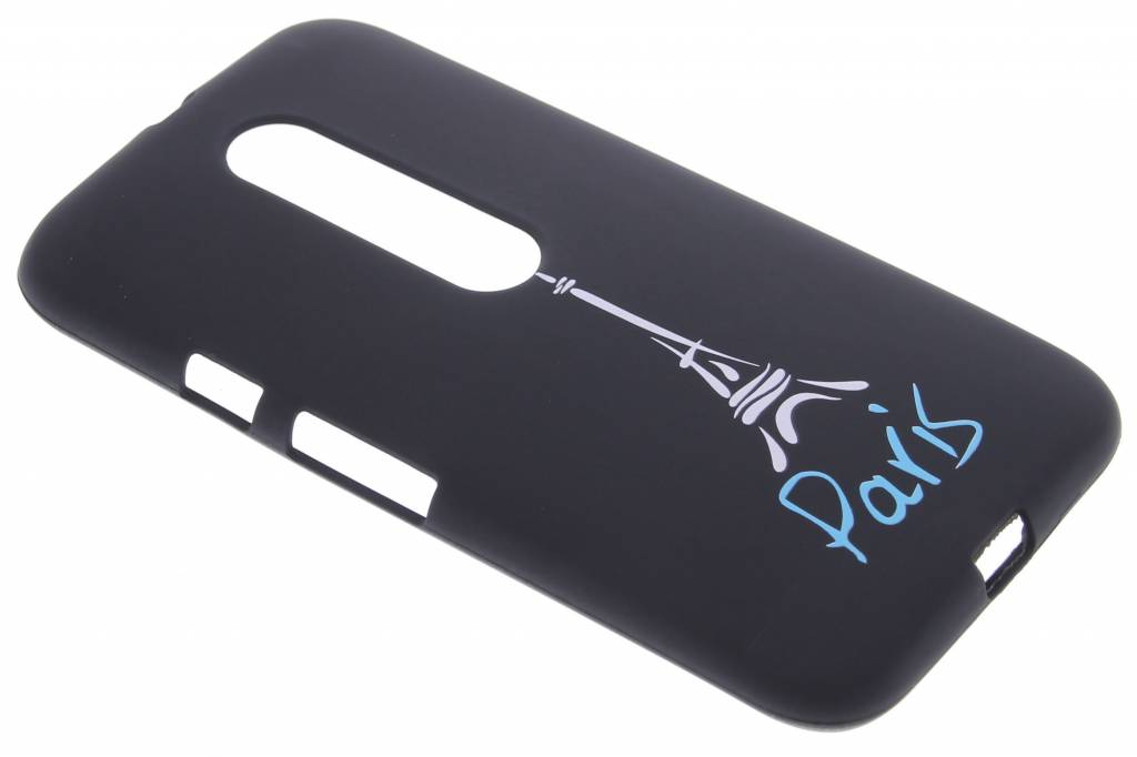 Image of Paris glow in the dark TPU case voor de Motorola Moto G 3rd Gen 2015