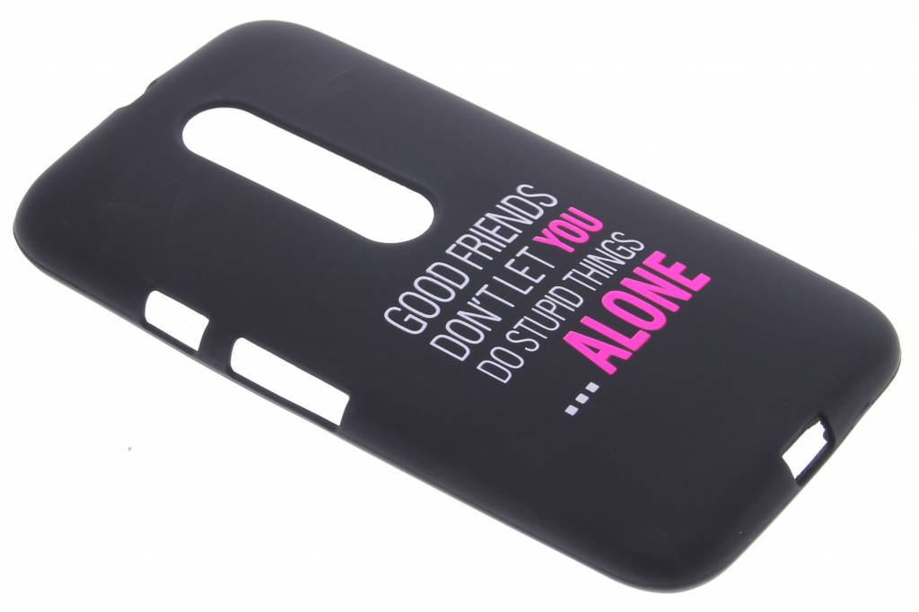 Image of Good friends glow in the dark TPU case voor de Motorola Moto G 3rd Gen 2015