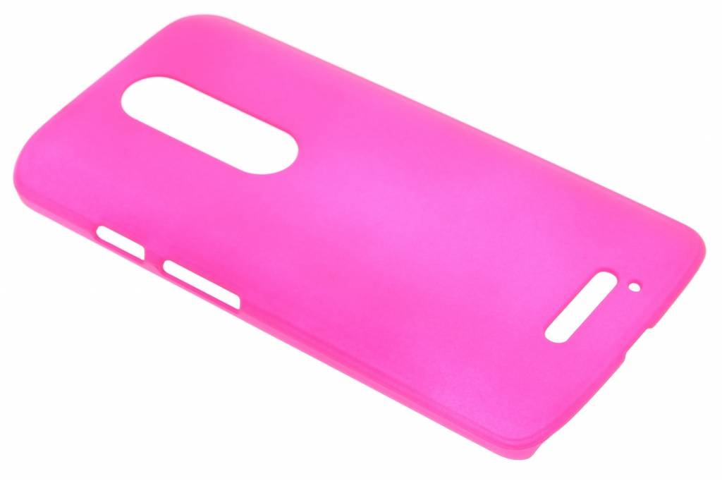 Image of Fuchsia effen hardcase hoesje voor de Motorola Moto X Style