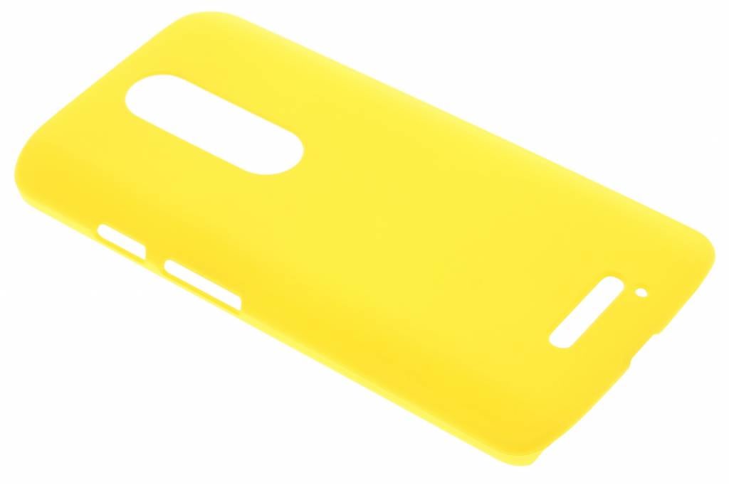 Image of Geel effen hardcase hoesje voor de Motorola Moto X Style