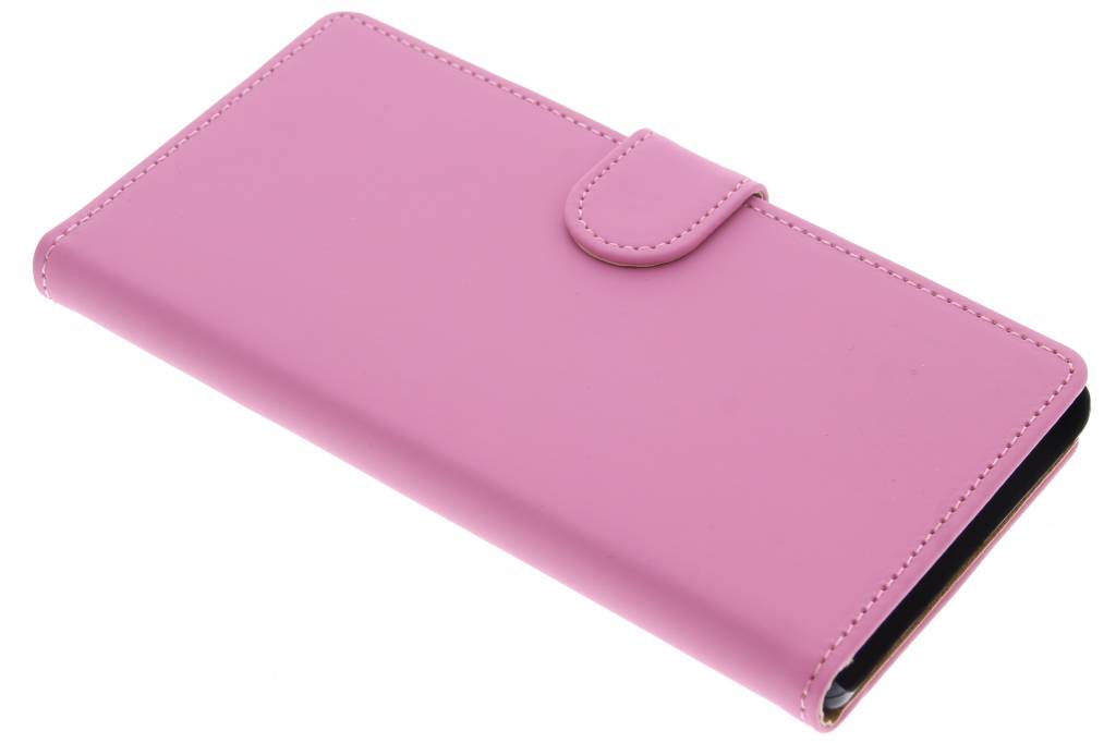 Image of Roze effen booktype hoes voor de Sony Xperia Z5 Premium