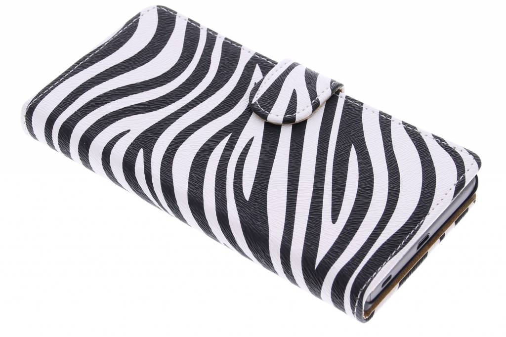 Image of Zebra booktype hoes voor de Sony Xperia Z5