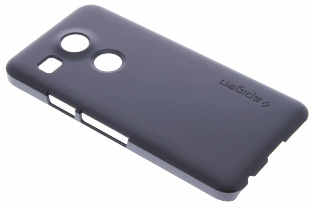 Image of Spigen Nexus 5X Case Thin Fit 5.2"" Shell Zwart