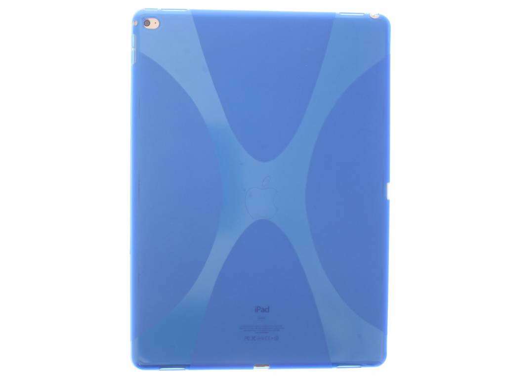 Image of Blauwe X-line TPU tablethoes voor de iPad Pro 12.9