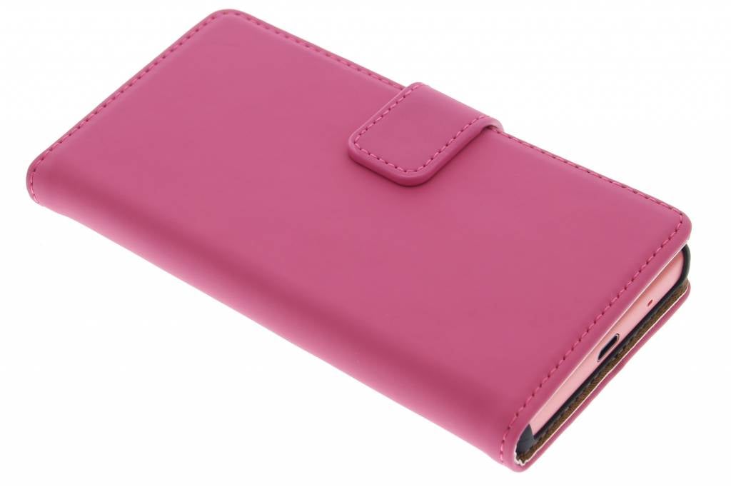Image of Luxe Book Case voor de Sony Xperia Z5 Compact - Fuchsia