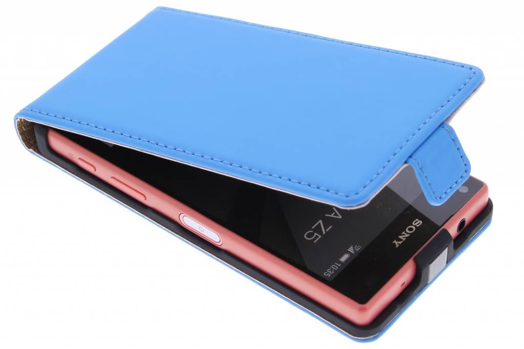 Image of Luxe Flipcase voor de Sony Xperia Z5 Compact - Blauw