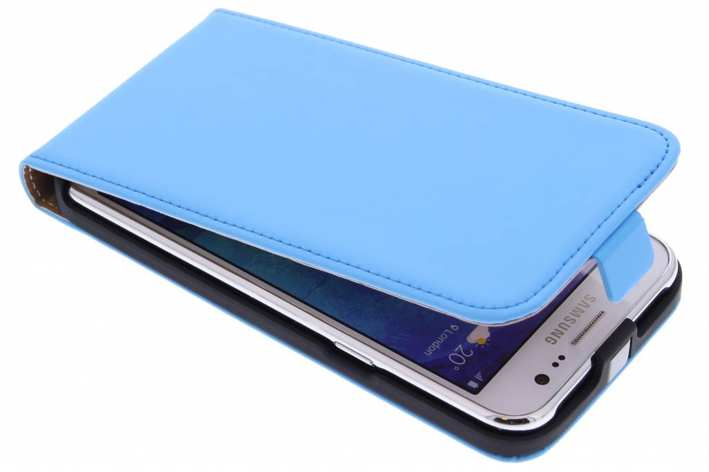 Image of Mobiparts Premium Flip Case Samsung Galaxy J5 Light Blue