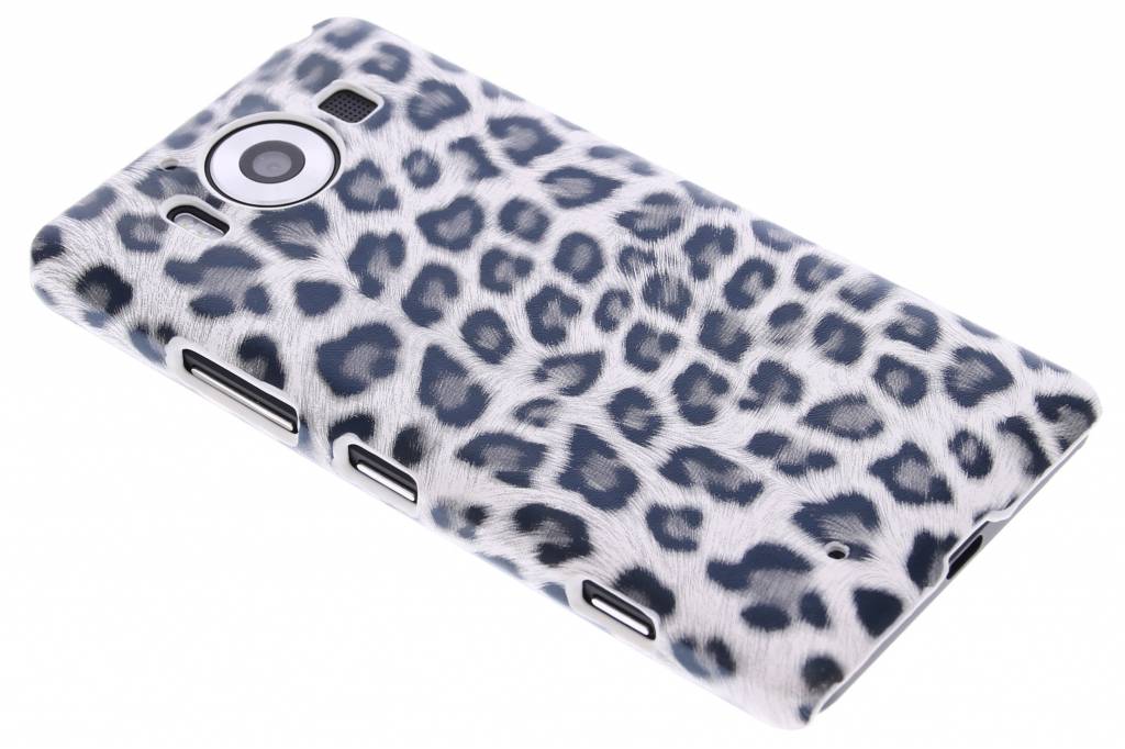 Image of Grijs luipaard design hardcase hoesje voor de Microsoft Lumia 950