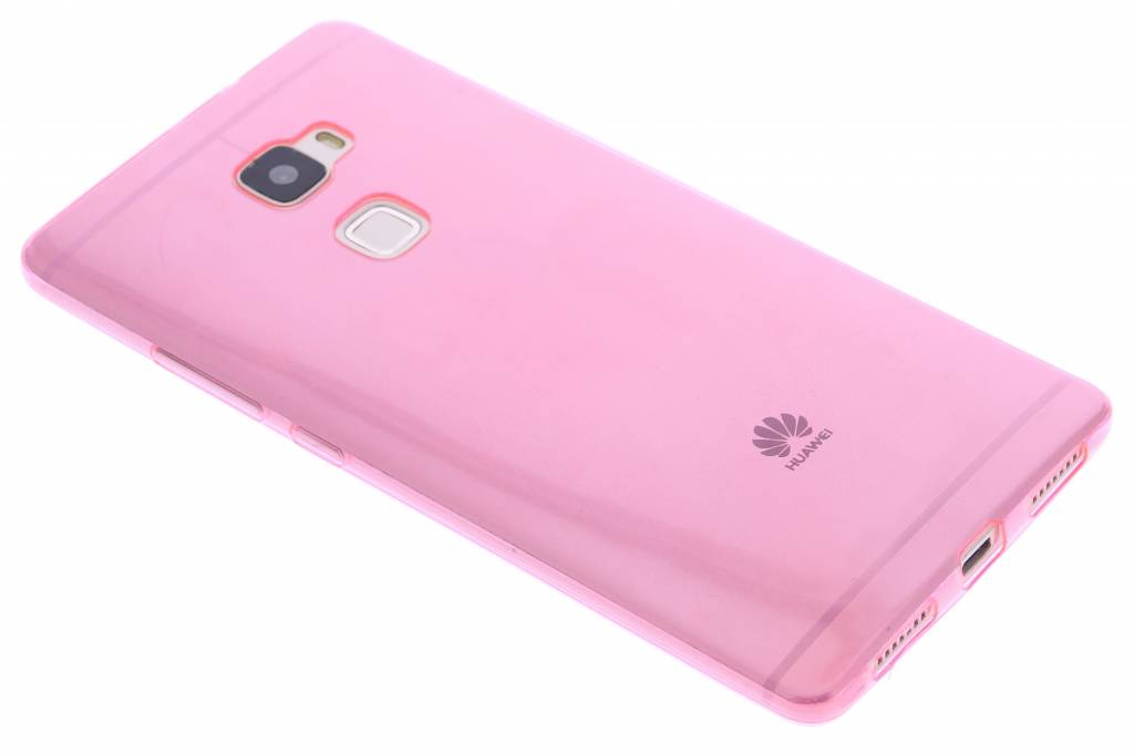 Image of Roze ultra thin transparant TPU hoesje voor de Huawei Mate S