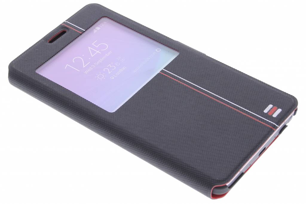 Image of Custodia Techno Case voor de Samsung Galaxy Note 4 - Black/Red