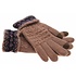 Bruine gebreide touchscreen handschoenen Bruine gebreide touchscreen handschoenen