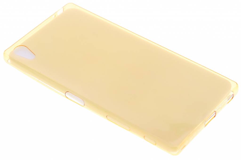 Image of Oranje ultra thin transparant TPU hoesje voor de Sony Xperia Z5 Premium