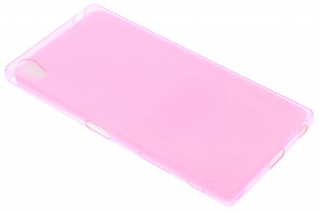 Image of Roze ultra thin transparant TPU hoesje voor de Sony Xperia Z5 Premium