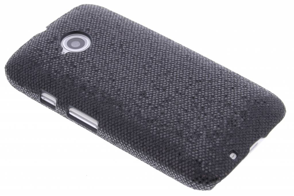 Image of Zwart glamour design hardcase hoesje voor de Motorola Moto E 2015