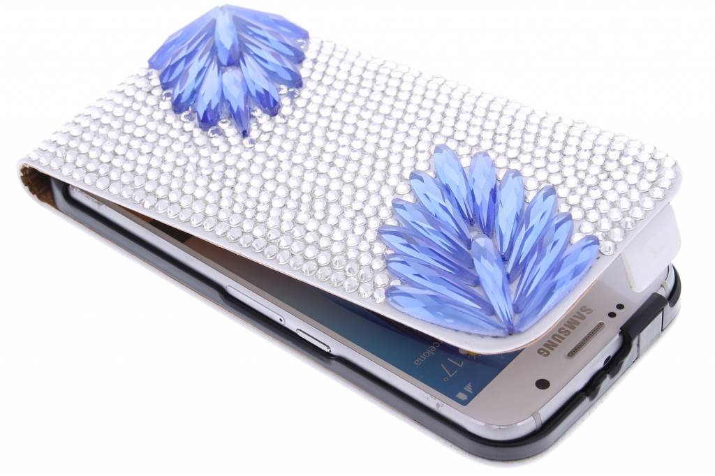 Image of Glazen strass flipcase voor de Samsung Galaxy S6