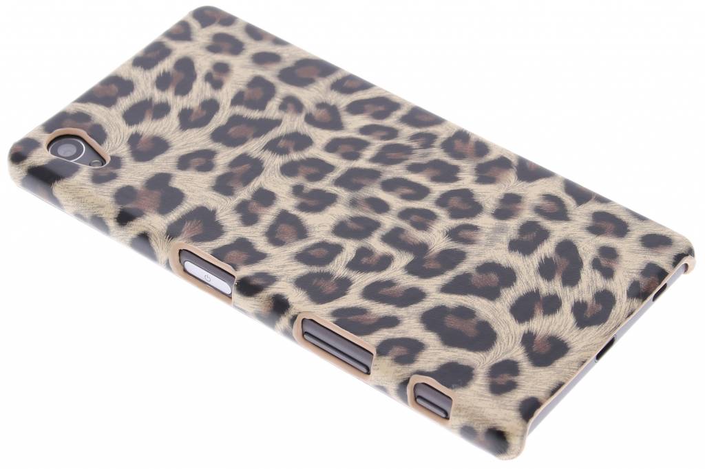 Image of Bruin luipaard design hardcase hoesje voor de Sony Xperia Z5