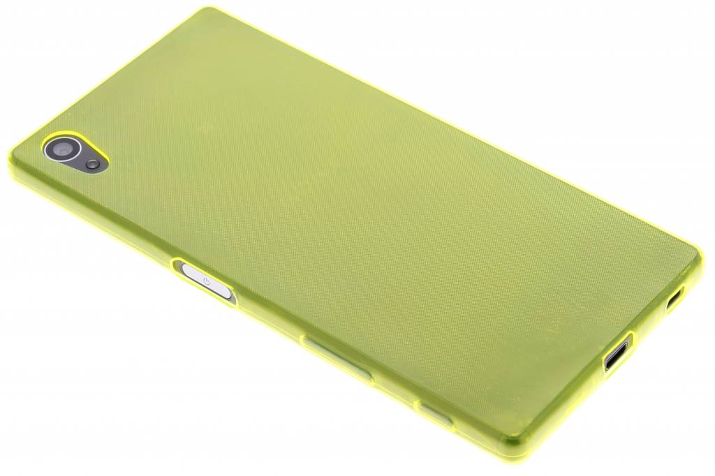 Image of Geel ultra thin transparant TPU hoesje voor de Sony Xperia Z5