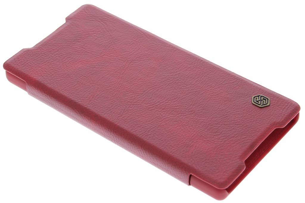Image of Qin Leather slim booktype voor de Sony Xperia Z5 Premium - Rood