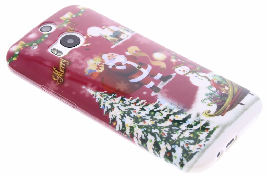 Image of Christmas Edition TPU siliconen hoesje voor de HTC One M8 / M8s