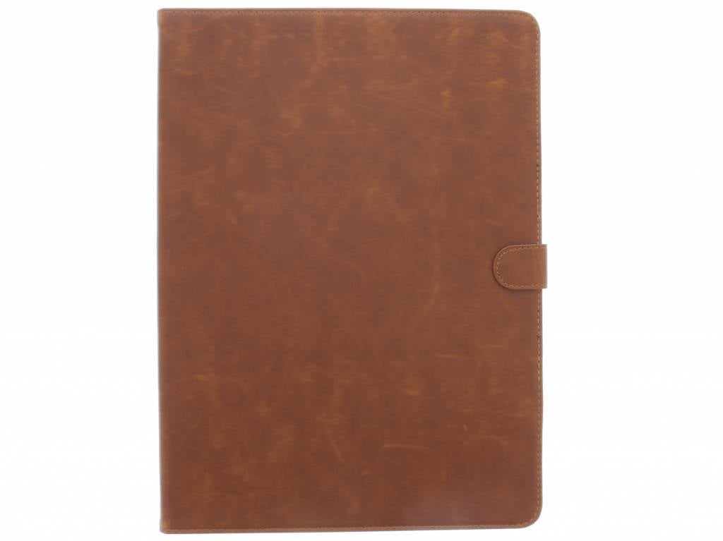 Image of Kastanjebruine luxe leder tablethoes voor de iPad Pro 12.9