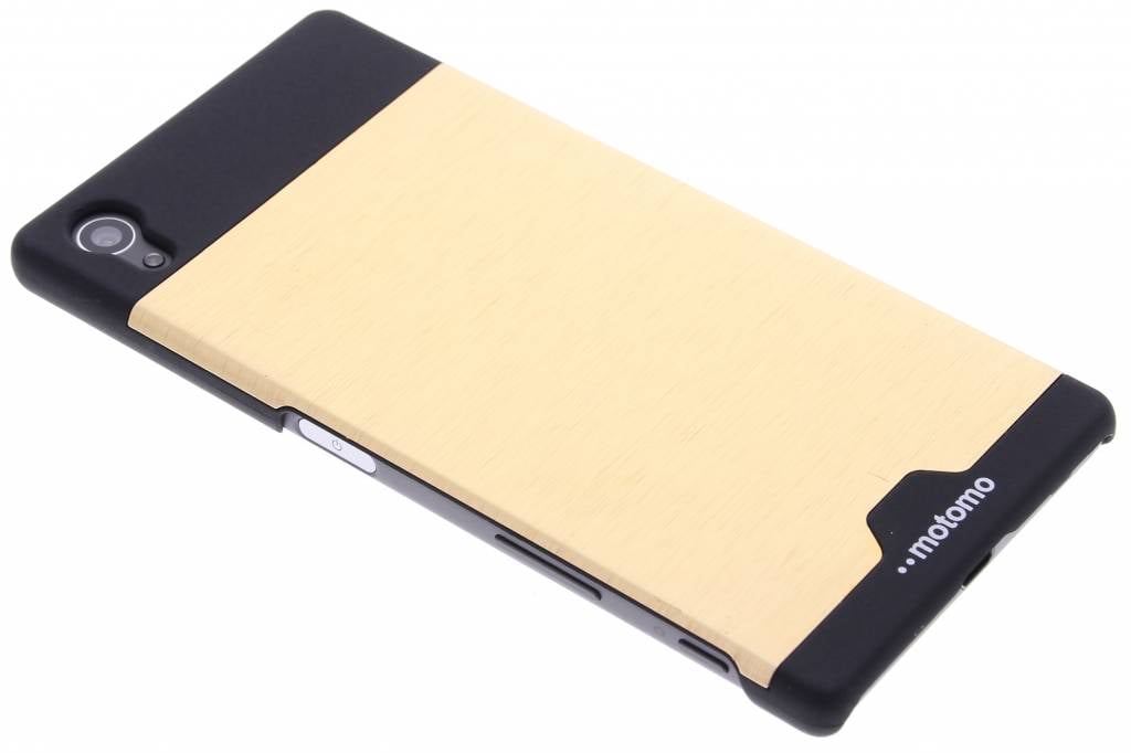 Image of Gouden brushed aluminium hardcase hoesje voor de Sony Xperia Z5