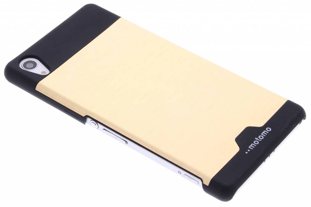 Image of Goud brushed aluminium hardcase hoesje voor de Sony Xperia Z2