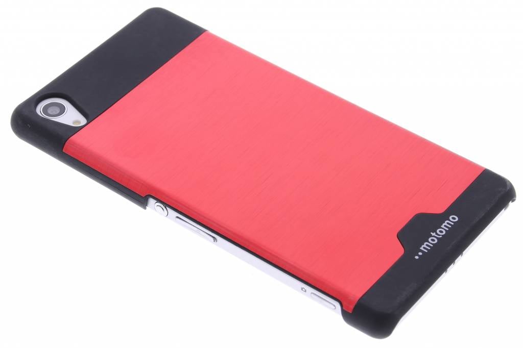 Image of Rood brushed aluminium hardcase hoesje voor de Sony Xperia Z2