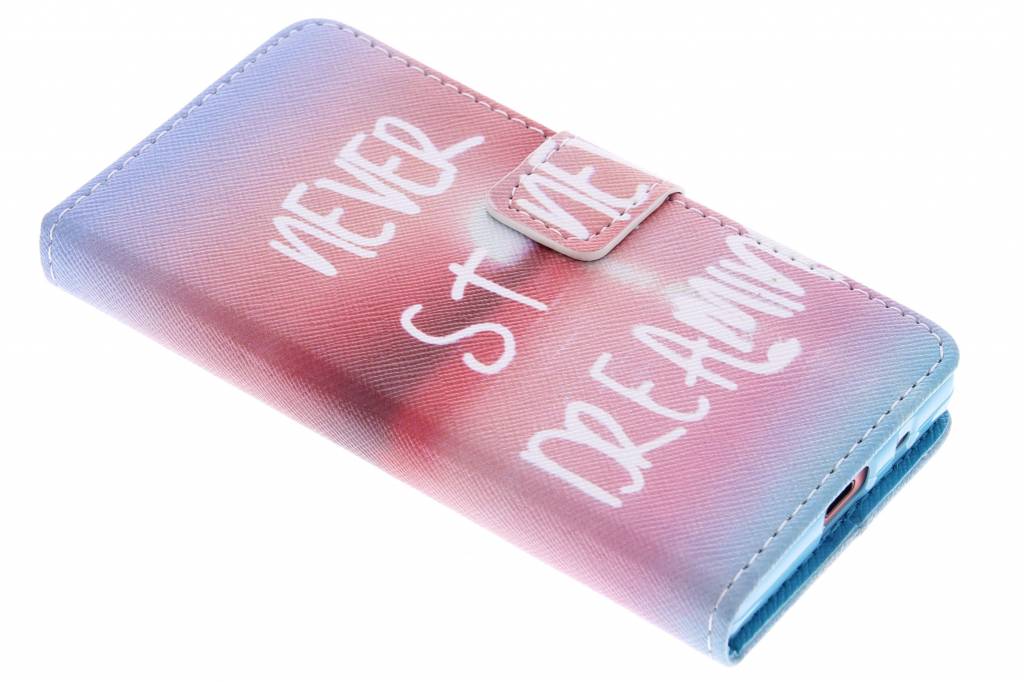 Image of Never stop dreaming design TPU booktype hoes voor de Sony Xperia Z5 Compact