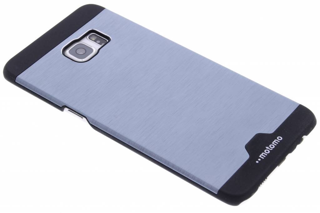 Image of Donkerblauw brushed aluminium hardcase hoesje voor de Samsung Galaxy S6 Edge Plus