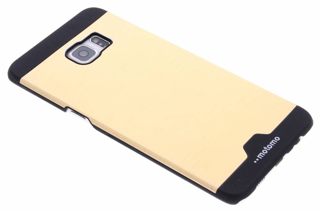 Image of Goud brushed aluminium hardcase hoesje voor de Samsung Galaxy S6 Edge Plus