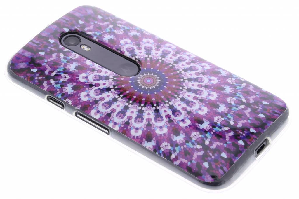 Image of Mandala design TPU siliconen hoesje voor de Motorola Moto G 3rd Gen