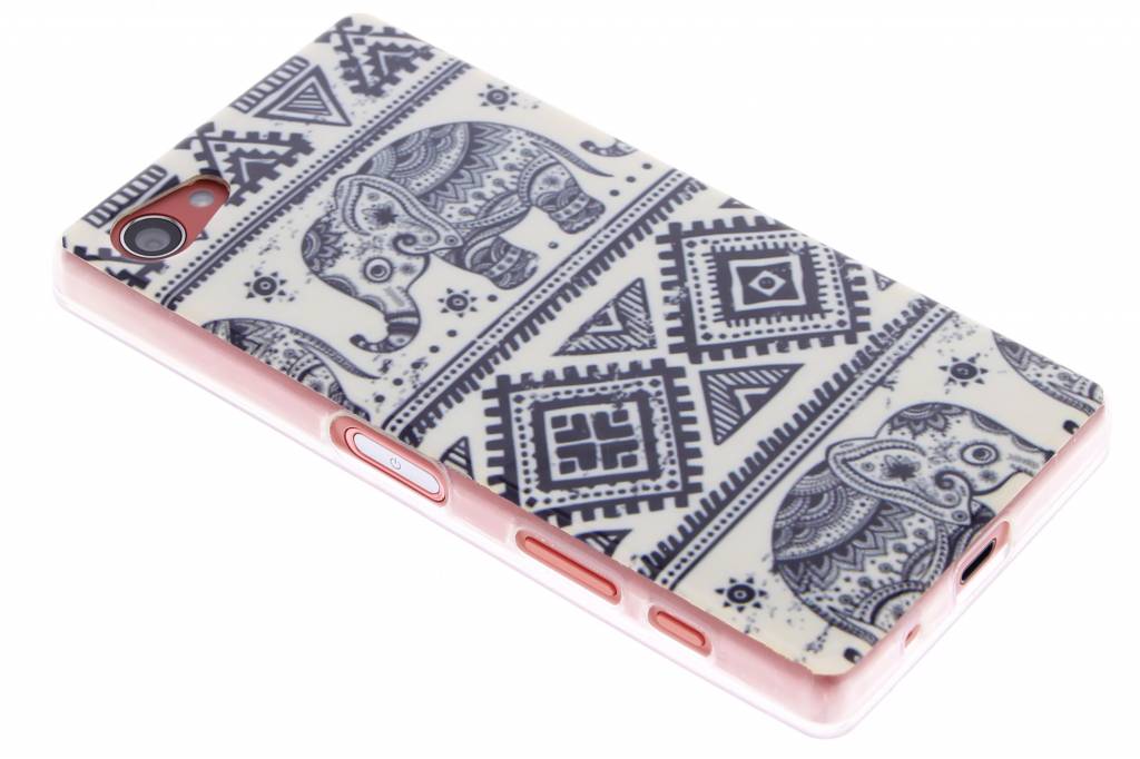 Image of Olifant design TPU siliconen hoesje voor de Sony Xperia Z5 Compact