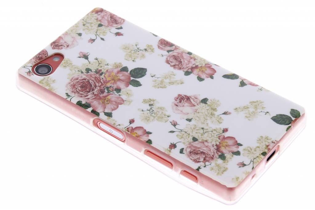 Image of Roosjes design TPU siliconen hoesje voor de Sony Xperia Z5 Compact