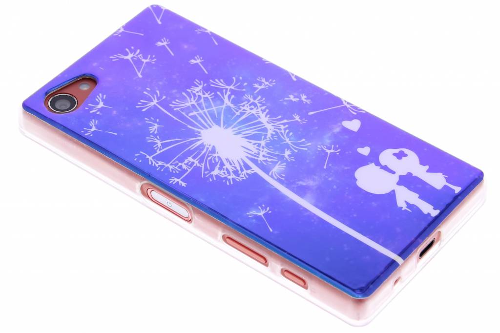 Image of Metallic dandelion design TPU siliconen hoesje voor de Sony Xperia Z5 Compact