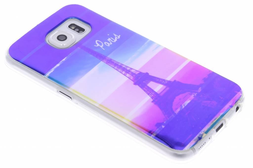 Image of Metallic eiffeltoren design TPU siliconen hoesje voor de Samsung Galaxy S6