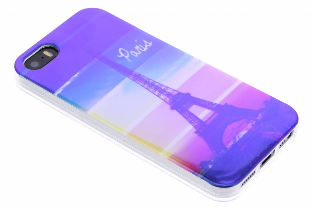 Image of Metallic eiffeltoren design TPU hoesje voor de iPhone 5 / 5s / SE