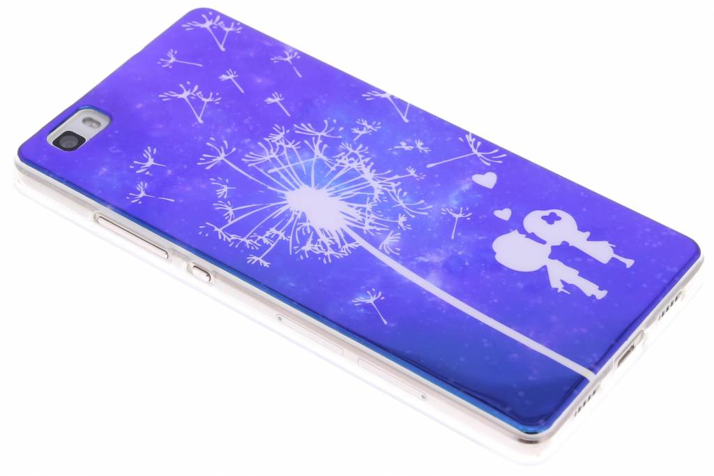 Image of Metallic dandelion design TPU siliconen hoesje voor de Huawei P8 Lite