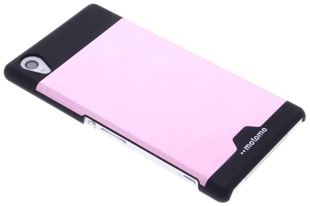 Image of Roze brushed aluminium hardcase hoesje voor de Sony Xperia Z1