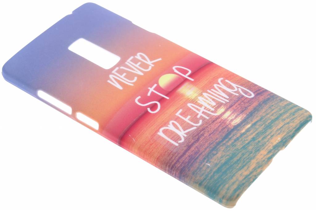 Image of Never stop dreaming design hardcase hoesje voor de OnePlus 2