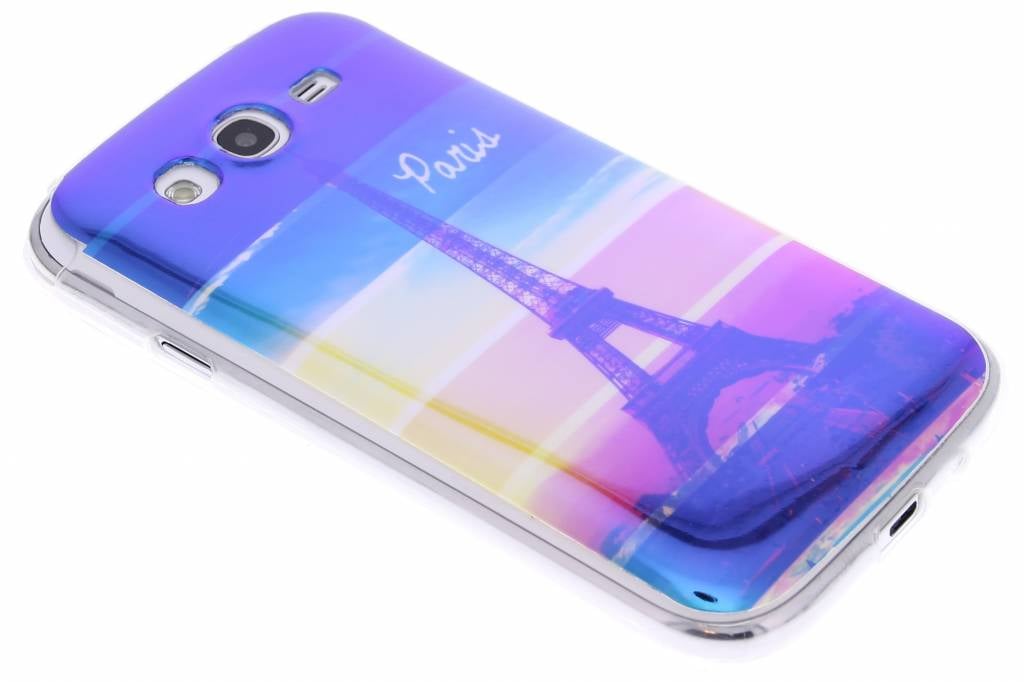 Image of Metallic Eiffeltoren design TPU siliconen hoesje voor de Samsung Galaxy Grand (Neo)