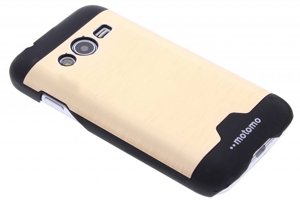 Image of Goud brushed aluminium hardcase hoesje voor de Samsung Galaxy Trend 2 (Lite)