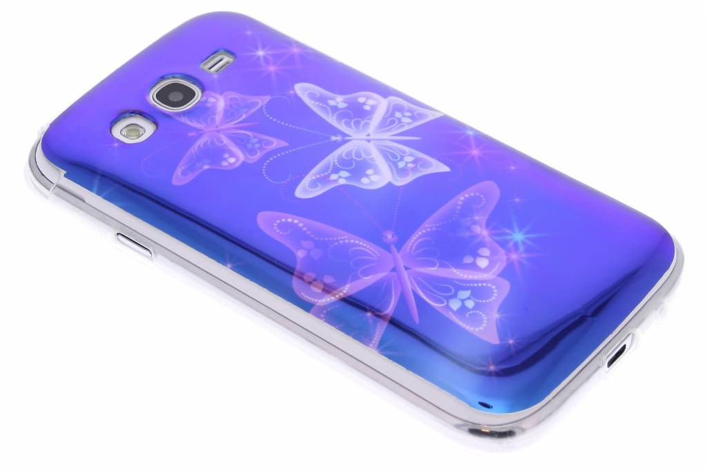 Image of Metallic vlinder design TPU siliconen hoesje voor de Samsung Galaxy Grand (Neo)