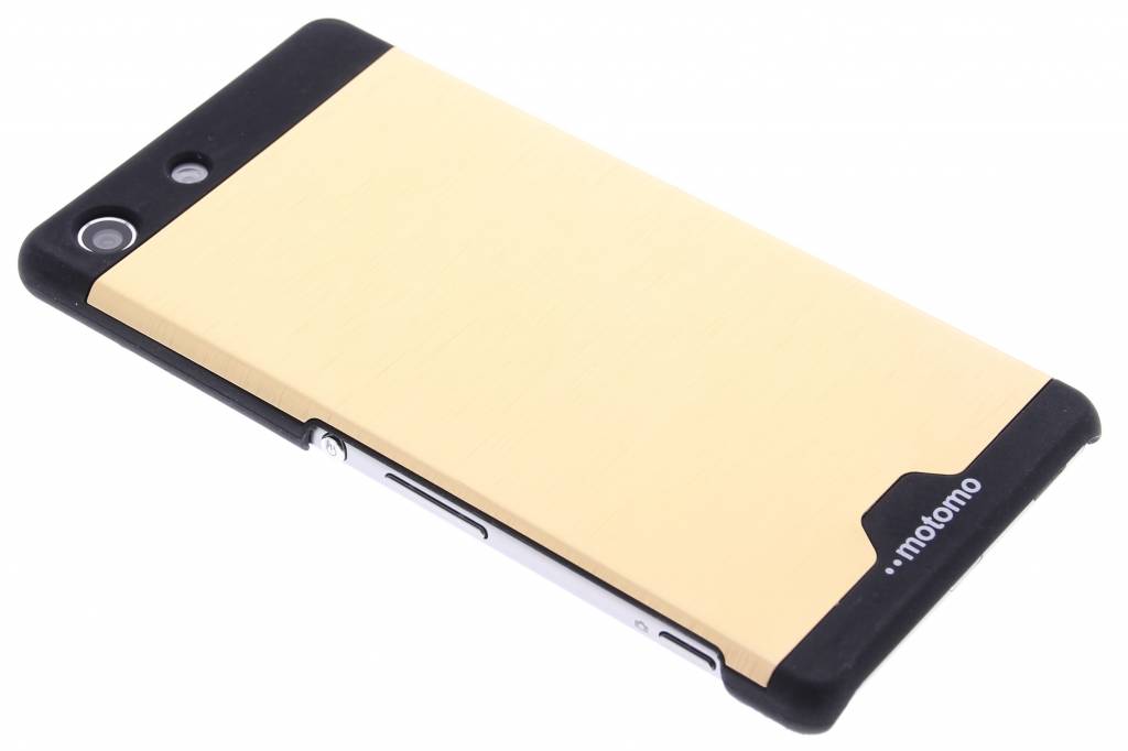 Image of Goud brushed aluminium hardcase hoesje voor de Sony Xperia M5