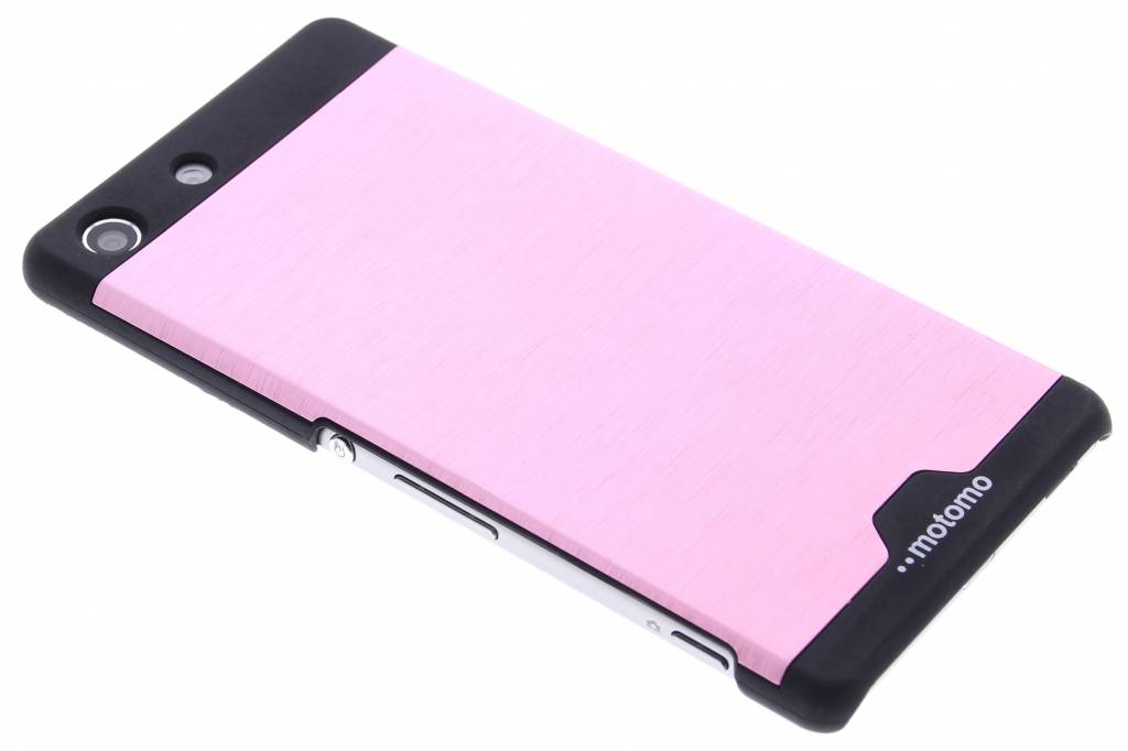 Image of Roze brushed aluminium hardcase hoesje voor de Sony Xperia M5