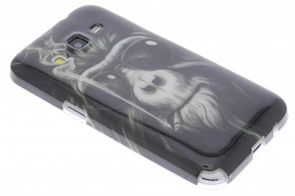 Image of Smoking monkey design TPU siliconen hoesje voor de Samsung Galaxy Core Prime