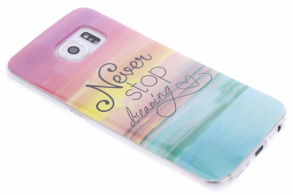 Image of Dreaming design TPU siliconen hoesje voor de Samsung Galaxy S6 Edge