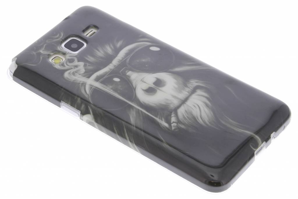 Image of Smoking monkey design TPU siliconen hoesje voor de Samsung Galaxy Grand Prime