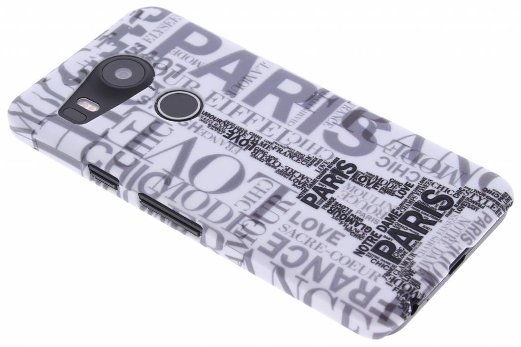 Image of Parijs design hardcase hoesje voor de LG Nexus 5X