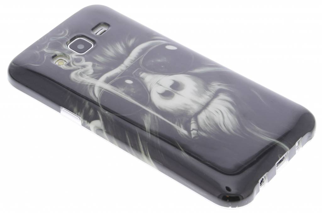 Image of Smoking monkey design TPU siliconen hoesje voor de Samsung Galaxy J5