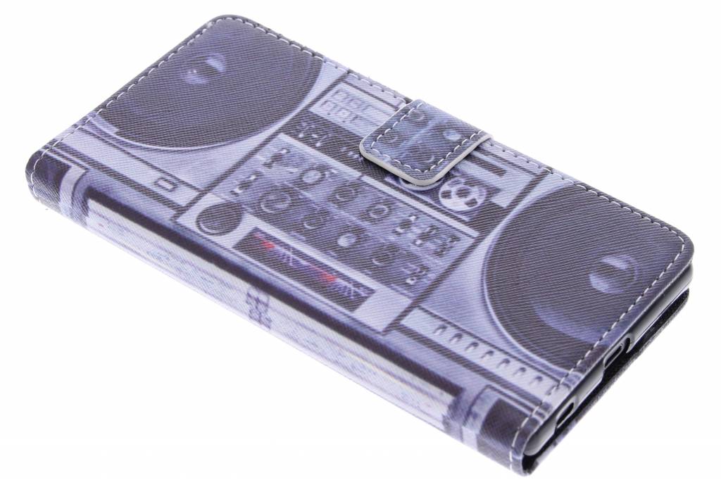 Image of Radio design TPU booktype hoes voor de Sony Xperia Z5